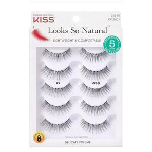 Kiss Looks So Natural Lightweight & Comfortable Lashes, KPLM01 03